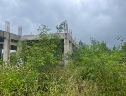 Pembangunan GOR Pemuda KBB Mangkrak, Hanya Sisakan Rangka Bangunan Berkarat